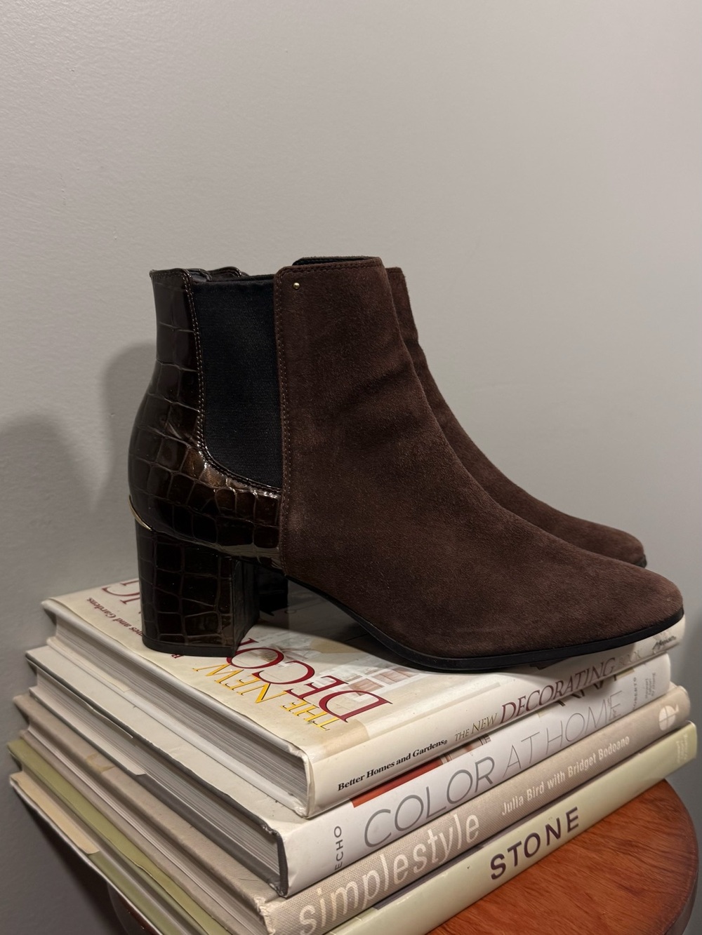 Calvin Klein Women’s Brown Suede Ankle Boots - Picture 3 of 16